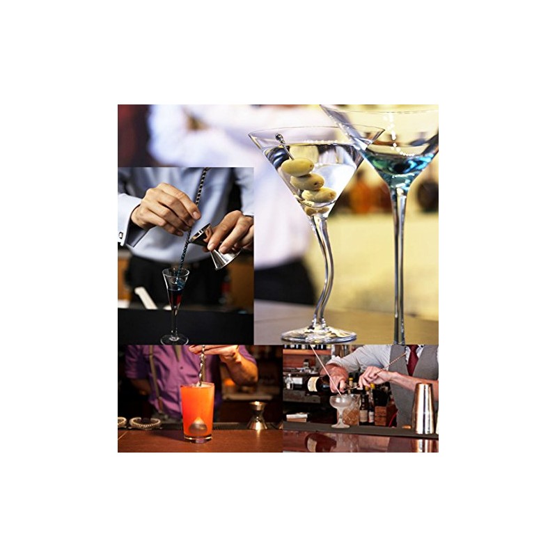 12 Inches Stainless Steel Bar Spoon, Bartender Cocktail Shaker Cocktail