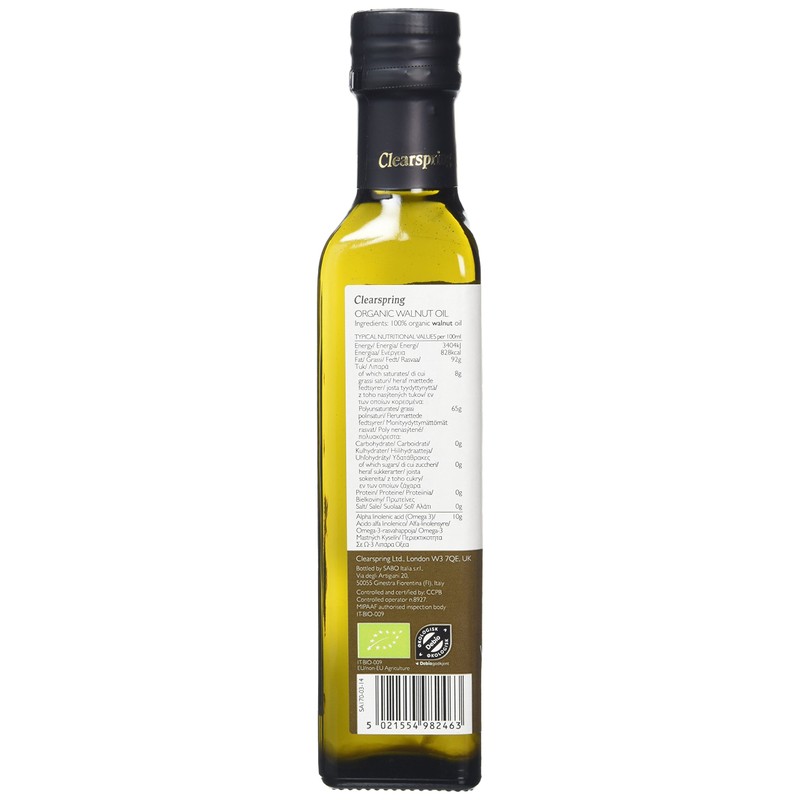 Clearspring Organic Walnut Oil, 250 ml