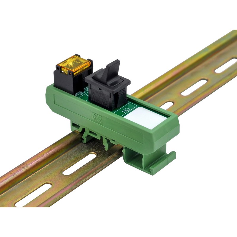 DIN Rail Mount Paddle Rocker Switch Module, 10Amp 250VAC /