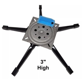 Leggett & Platt #3SLB- (3" High) 5 Leg (SWIVEL ONLY) (NOT A ROCKER) (HEAVY DUTY)- FREE GROUND