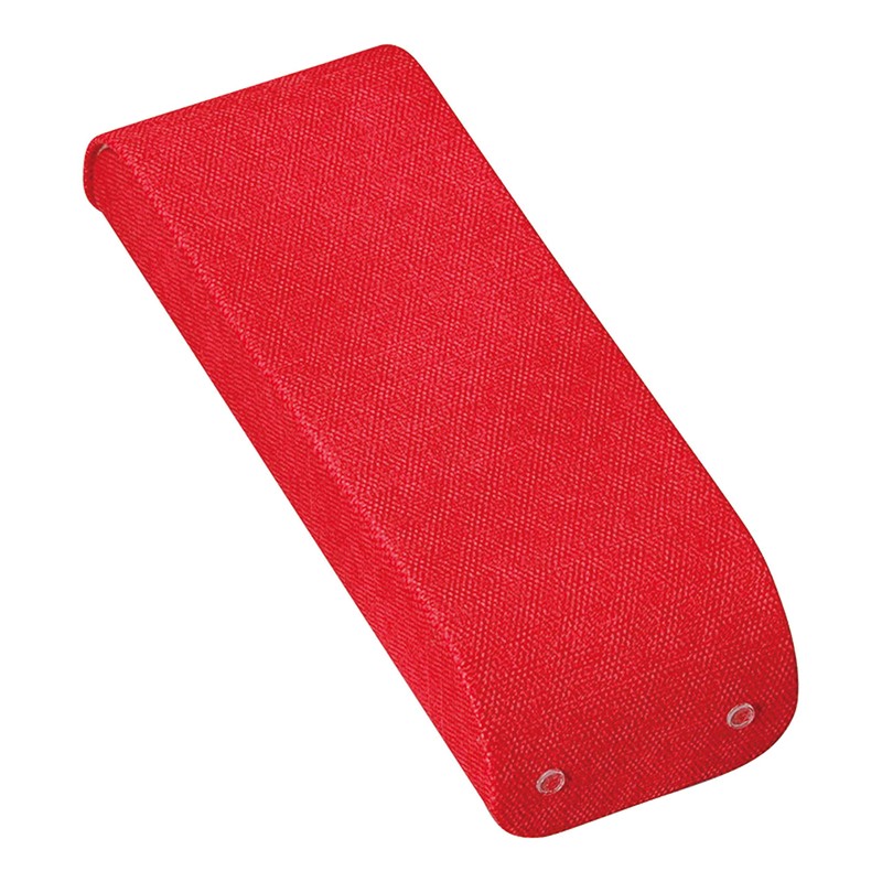 Megan 32083 Vertical Glasses Case, Red, Lightweight, Compact, Aluminum, Hard