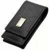 Dunhill Lighter Case / Pouch, Dark Brown Fine Grained Leather