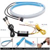TEKSHINNY Headlight LED Strip, 2Pcs 24 Inches Flexible Dual Color