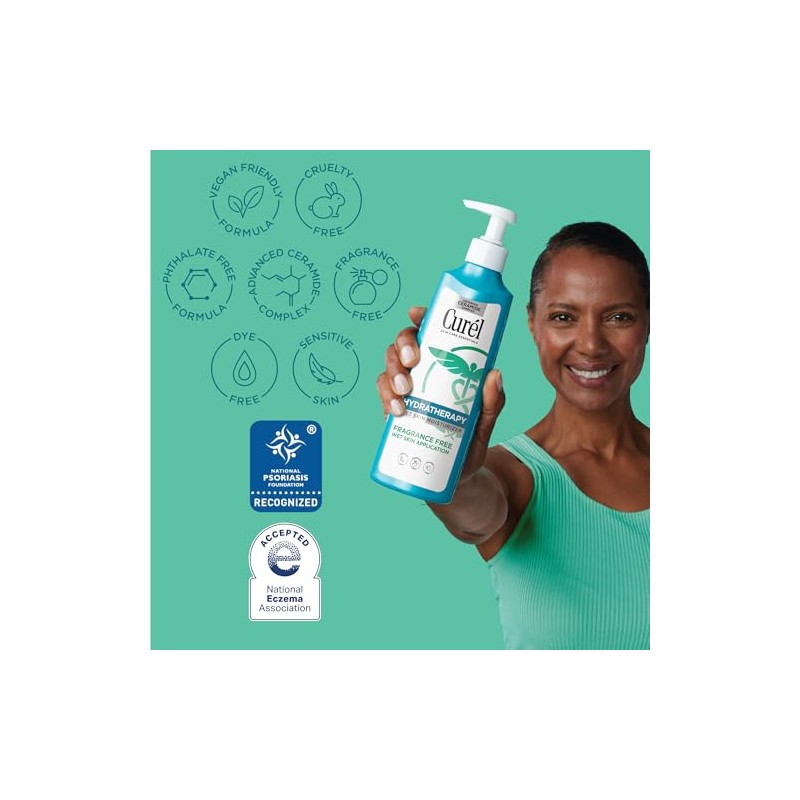 Curél Hydra Therapy Wet Skin Moisturizer for Dry & Extra-Dry