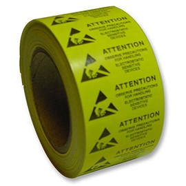 Attention Handling ESD 38x76 | Pre-Printed Labels, 1 x Quantity - L5103