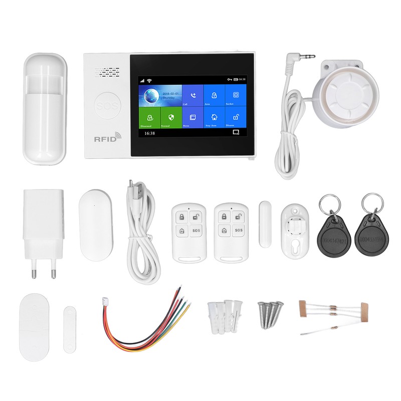 WiFi Home Alarm System High Decibel Voice Prompt Infrared Sensing