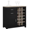 Ameriwood Home Carver Bar Cabinet, Black