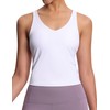 THE GYM PEOPLE Women's Longline Sports Bra Wirefree Padded Workout