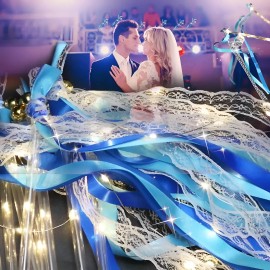 20 Varitas Cinta Varita De Hadas Luz Led Boda Fiesta Eventos