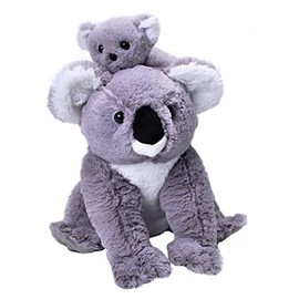 Wild Republic Mom and Baby Koala, Stuffed Animal, 12 inches, Gift for Kids, Plush Toy, Fill is Spun Recycled Water Bottles