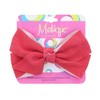 Small Canvas Hair Accessory Bow-Set of 2-Red
