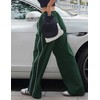 Himosyber Women's Parachute Pants Baggy Elasitc Waist Relaxed Y2K Track