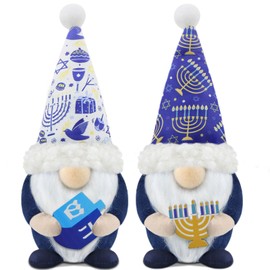 Gehydy Summer Gnome Hanukkah Spring Decoration Set of 2 Spring Decoration Gnome Figures Farmhouse Decorations Accessories for Home Kitchen