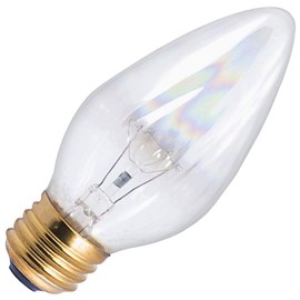 Bulbrite Incandescent F15 Medium Screw Base (E26) Light Bulb, 25 Watt, Clear