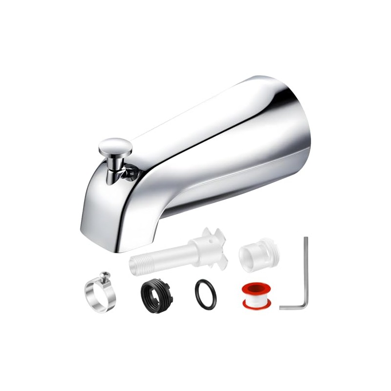 Enhon Tub Spout, Universal Fits 1/2'' Copper Pipe, 1/2'' IPS