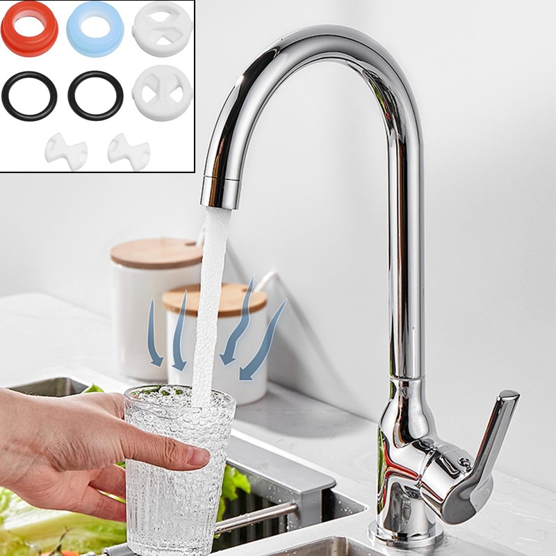 72 Pcs Tap Washers Tap Washers for Mixer Taps Assorted