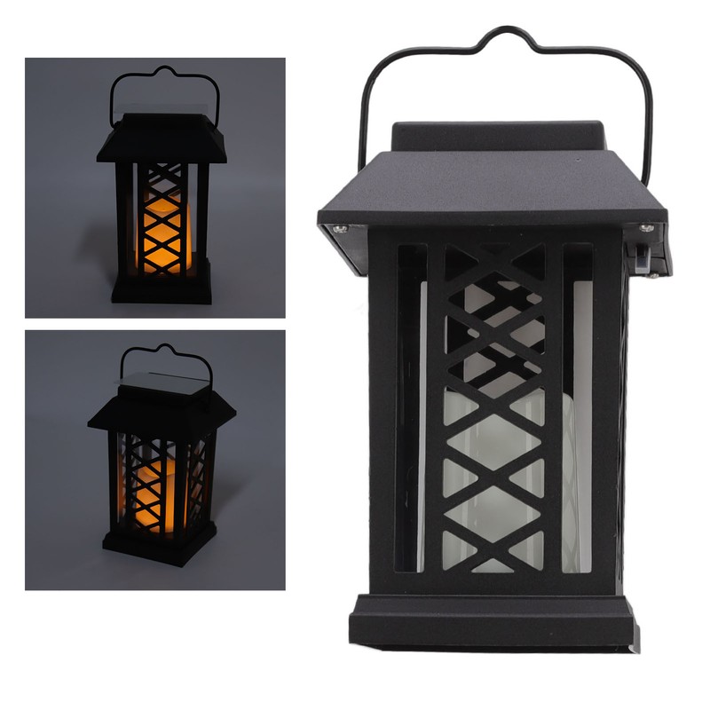 Outdoor Hanging Solar Lantern Energy Saving Warm Light Rechargeable Solar