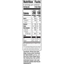 Nature Valley Crunchy Granola Bars, Peanut Butter, 12 Ct, 8.94 oz (6 Pouches)