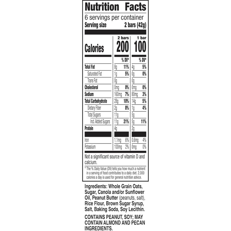 Nature Valley Crunchy Granola Bars, Peanut Butter, 12 Ct, 8.94