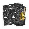 Baker Ross FE514 Fairy Tale Scratch Art Pictures - Pack