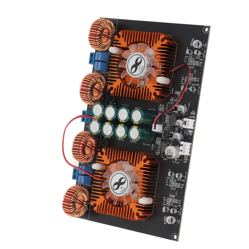 D‑Class Power Amplifier Board Double Core Digital Module 2x600W YJ‑TPA3255