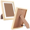 8x10 Grain Picture Frames Nature Solid Wood 6 Pack for