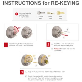 Generic Learn Tool for Rekeying Kwikset SmartKey Enabled Locks/Deadbolts, Steel - 83282-003 83283
