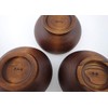 Meiboku Bowl Terra Sakura, Chestnut, Walnut, Set of 3
