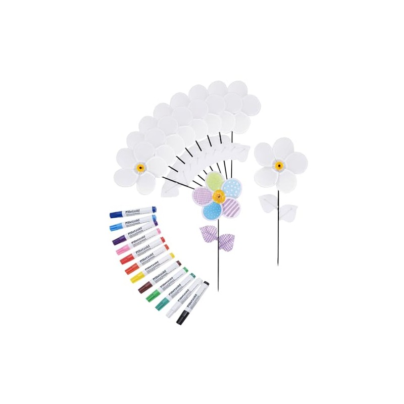Betzold - Craft Set Windmill Flowers – Wind Turbines Design