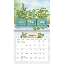 Lang Companies, Herb Garden 2026 Wall Calendar by Jane Shasky, 13.4'' X 12'', 12-Month Calendar with Stapled Binding