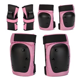 6PCS Juego de Rodilleras Coderas y Muñequeras Ajustable EVA Engrosada