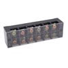 Electrical Terminal Strip Block Thickened 100A 600V Dual Row 6