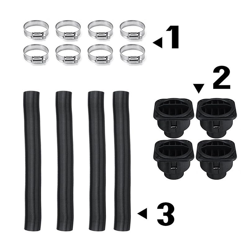 42mm Diesel Heater Duct Hose, 4 Pack Flexible Warm Air