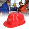 Hard Hat with Solar Fan Plastic Ventilated Safety Helmet Breathable