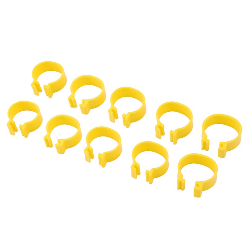 100PCS Chicken Ankle Rings Reusable Plastic Duck Leg Bands Clips
