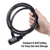 Master Lock 8364DCC Cable Bike Lock with Key, 5 ft.