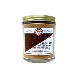 Wise Goat Organics Keto Chaga Chocolate Powder 8 Oz Glass Jar