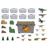 Mattel Jurassic World HJB16 New Ruler Minifigure Set with Storage