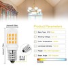 LFLAMPON E12 LED Small Light Blub,3W Equivalent 25-30W Incandescent, 3000K