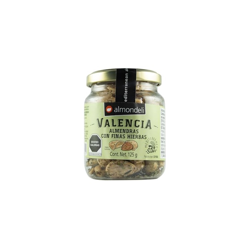 Almondeli - Almendra Valencia Pelada Frita Finas Hierbas 125 g