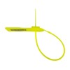 Yellow Pull-Tight Barcode Security Seals 8'', 100 Seals