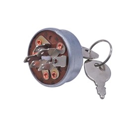 AM38227 Ignition Switch with 2 Keys Compatible with John Deere 108, 111, 111H and 112L Lawn Tractors,Replaces 430-110 03602300