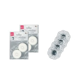 Demmler Drip Rings / Dropper Catcher Set of 2 - For Catching Drops - Colour: White - Total of 60 - Made in Germany