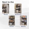 CHOUPIJIANG Shower Corner Shelf,2 Layer Bathroom Corner Shower Caddies with