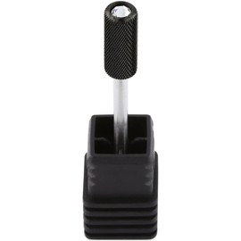 PANA Crystal Top Nail Drill Bits - 3/32'' Small Barrel Black Carbide Bits Extra Fine - Suitable for Manicure Pedicure Cuticle Gel Polishing Beginners Bits