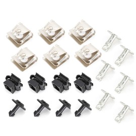 Screws/Clips Underbody Underrun Protection Screw Mounting Clip Black