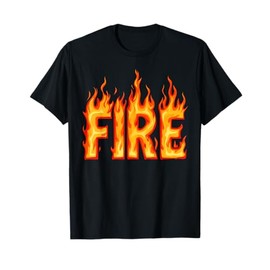 Fire Flame Shirt Adult Kids Men Women Fire and Ice Costume T-Shirt