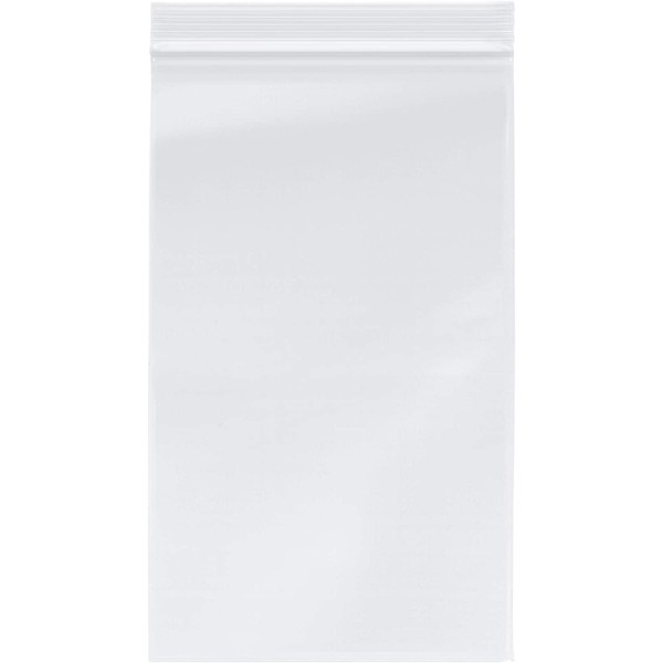 Plymor Heavy Duty Plastic Reclosable Zipper Bags, 4 Mil, 6" x 10" (Case of 1000)