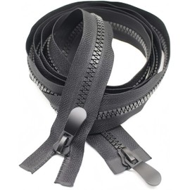 Zhenghebuy 70 cm #8 Double Head Zip Zipper, Separable Zipper, Two-Way Separator, Separating Jacket Zips for Tent, Sewing, Sleeping Bag, Boat, Outdoor, Camping Tent, Craft Bags
