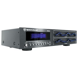 Rockville REQ42-B Black 19" 2 x 21 Band Graphic Equalizer